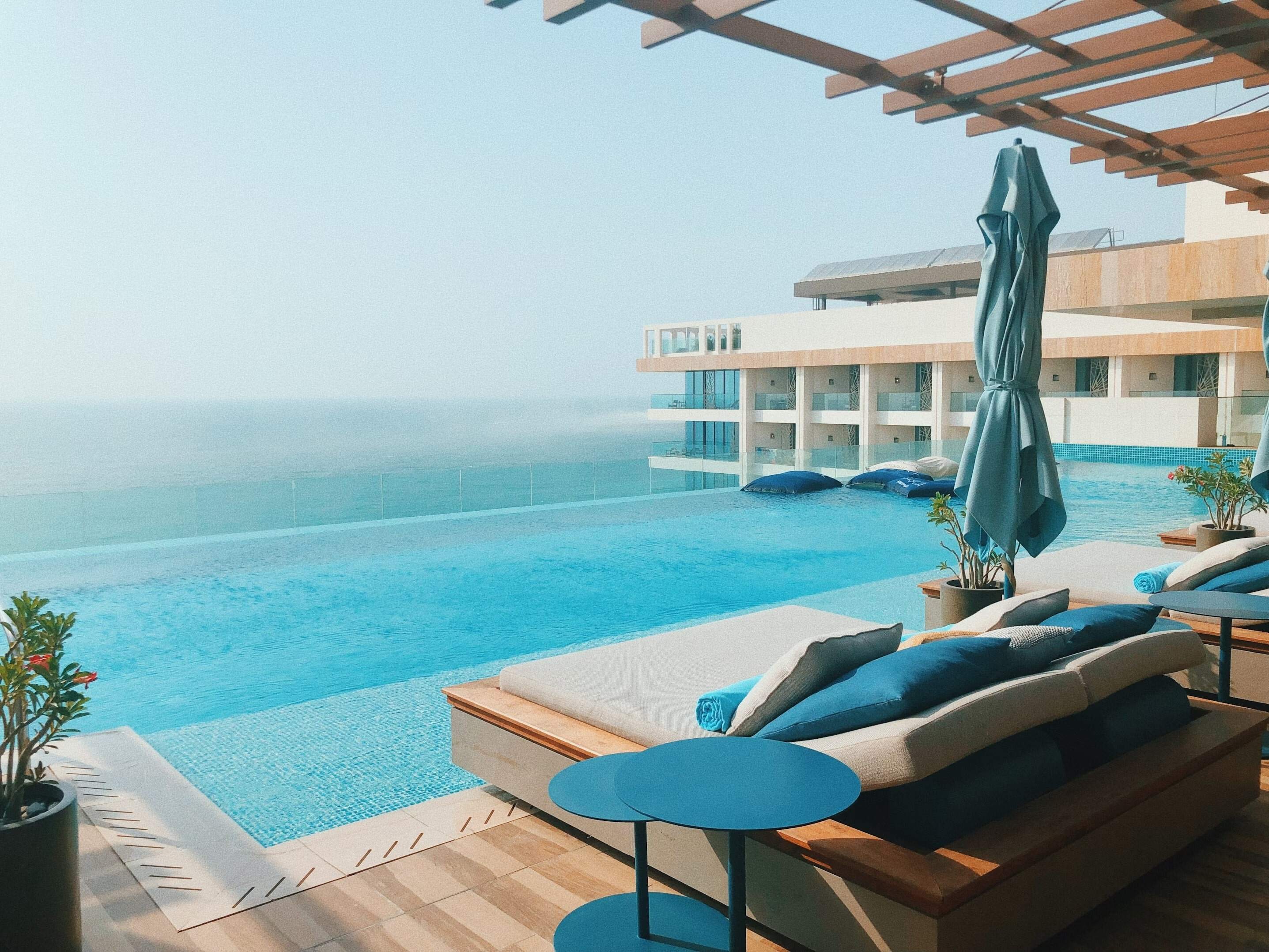 An image of an infinity pool with ocean view